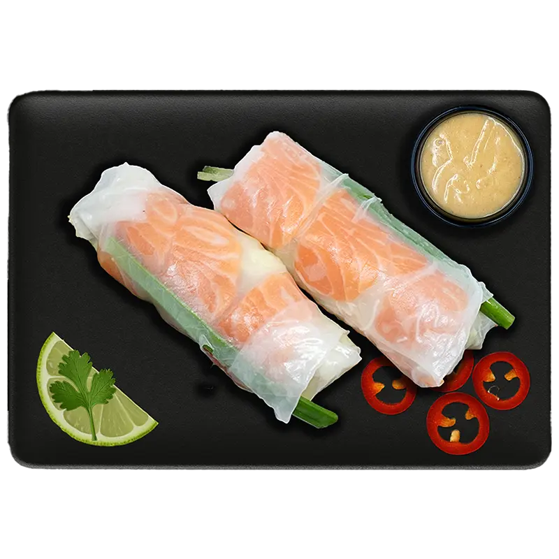 Somon Sashimi Summer Roll